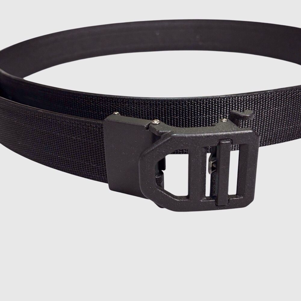 KORE X7 Tactical Gun Belt Black Nylon Ratcheting Buckle Size 28-32 NO TIP KEEPER
